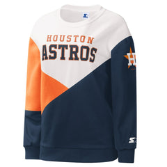 Houston Astros Starter Women's Shutout Pullover Sweatshirt - MLB