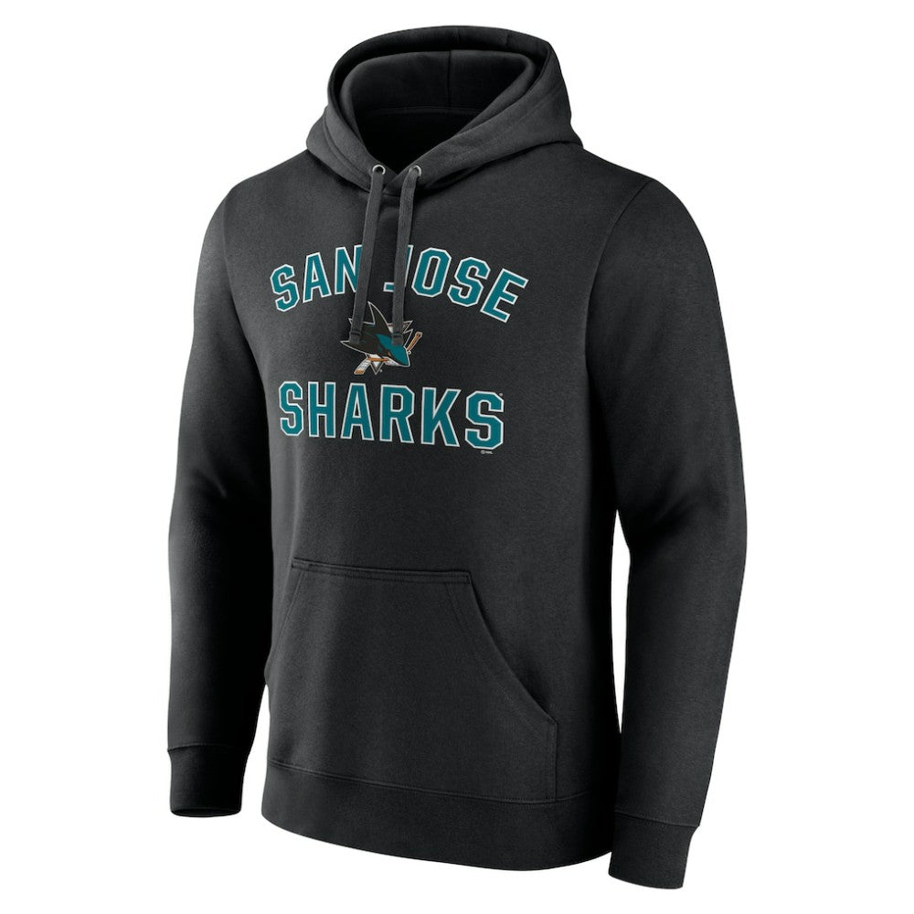 San Jose Sharks Victory Arch Pullover Hoodie - Black - NHL