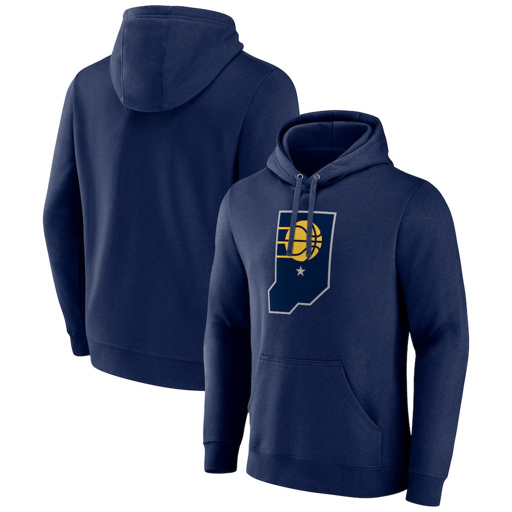 Indiana Pacers Alternate Logo Pullover Hoodie Navy - NBA