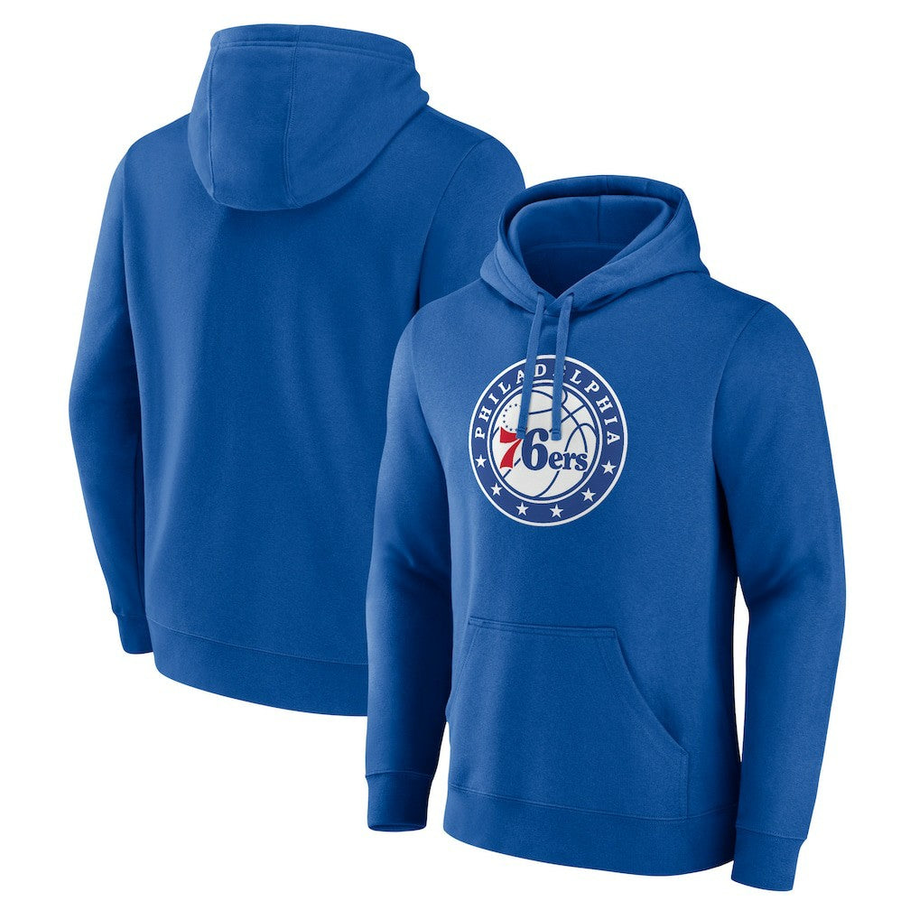 Philadelphia 76ers Alternate Logo Pullover Hoodie Royal - NBA