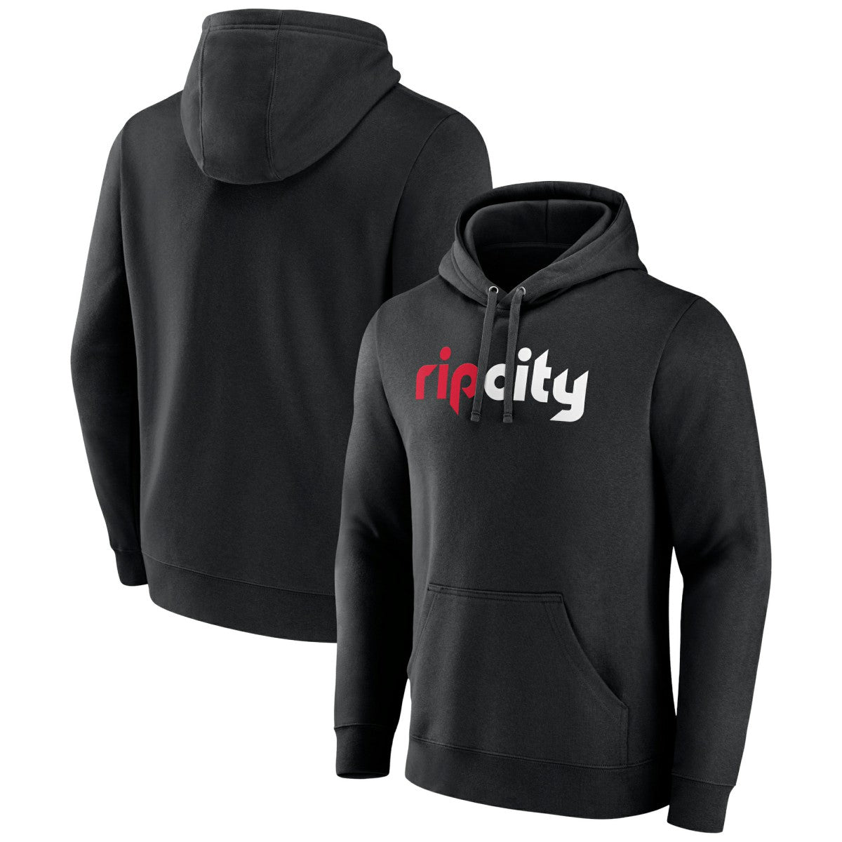 Portland Trail Blazers Alternate Logo Pullover Hoodie Black - NBA