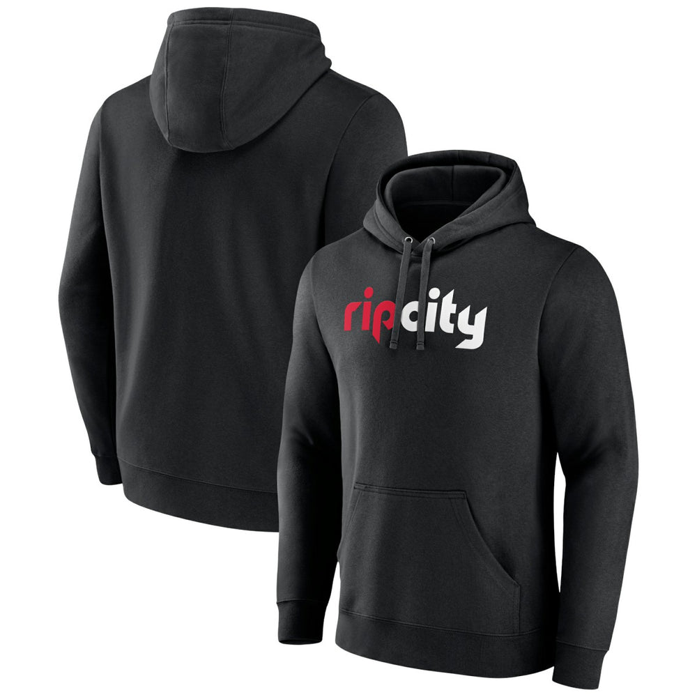 Portland Trail Blazers Alternate Logo Pullover Hoodie Black - NBA