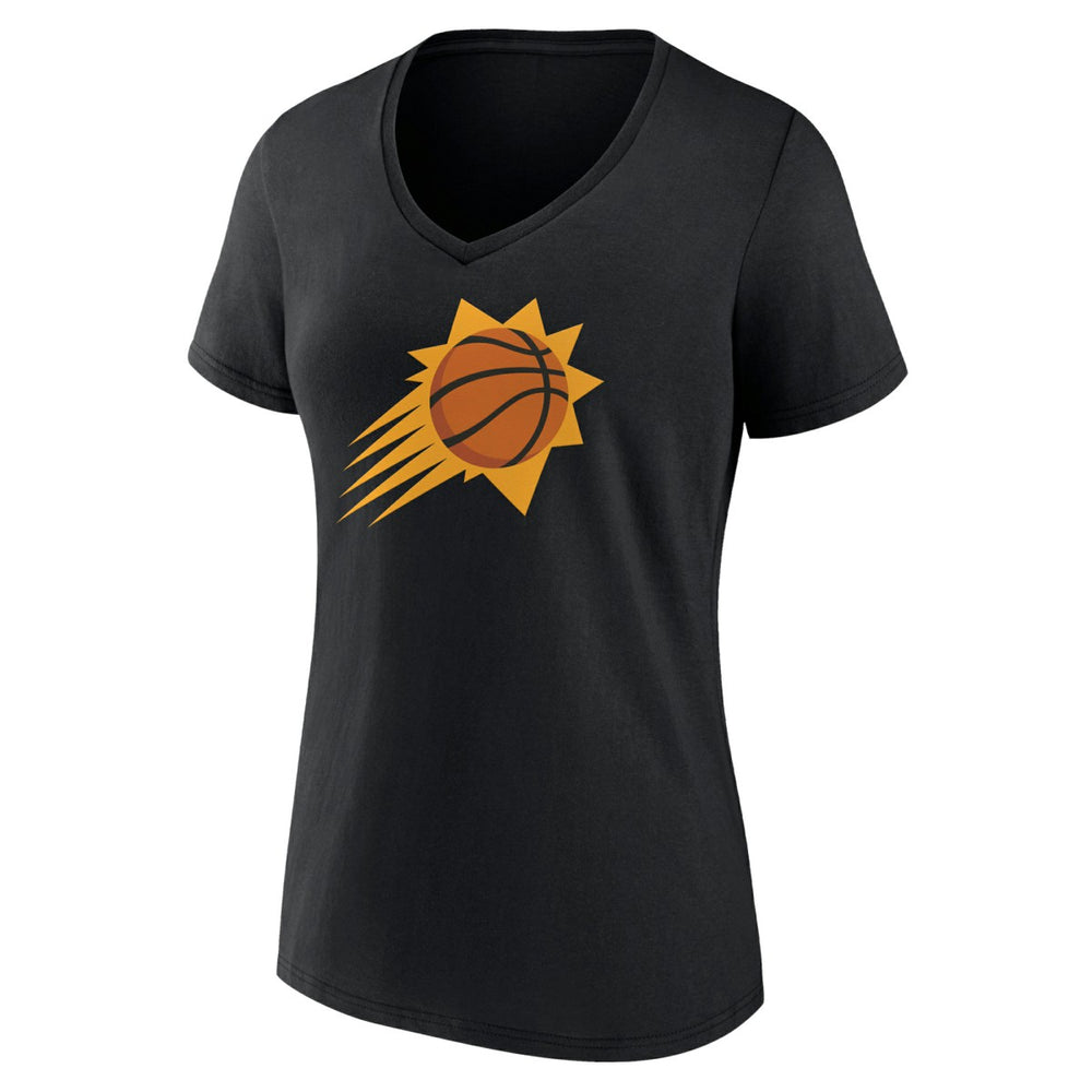 Phoenix Suns Women's Alternate Logo V-Neck T-Shirt Black - NBA