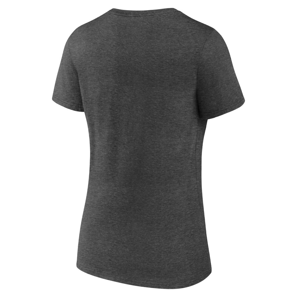 Utah Jazz Women's Logo V-Neck T-Shirt Charcoal - NBA