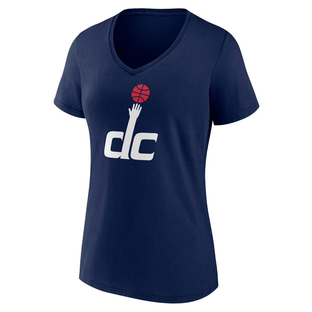 Washington Wizards Women's Alternate Logo V-Neck T-Shirt Navy - NBA