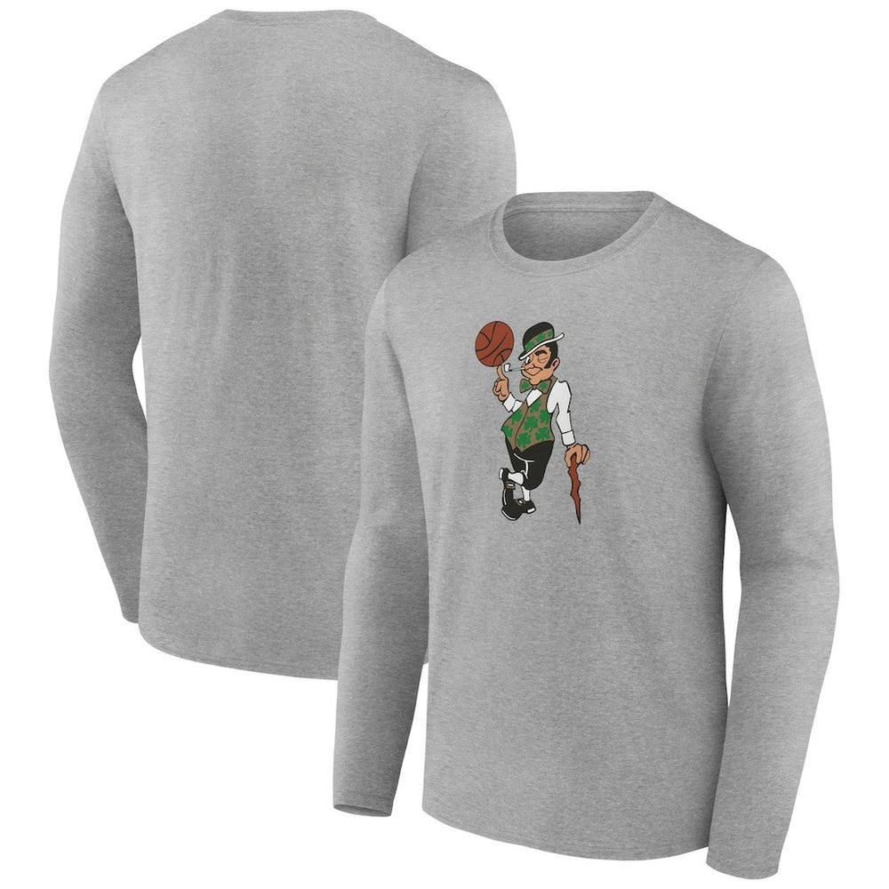 Boston Celtics Alternate Logo Long Sleeve T-Shirt Gray - NBA