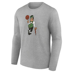Boston Celtics Alternate Logo Long Sleeve T-Shirt Gray - NBA