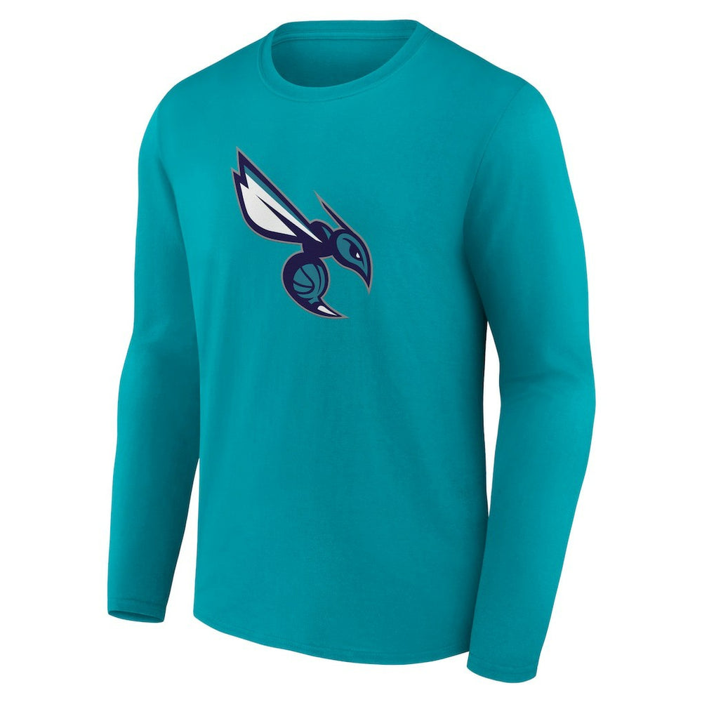 Charlotte Hornets Alternate Logo Long Sleeve T-Shirt Aqua - NBA