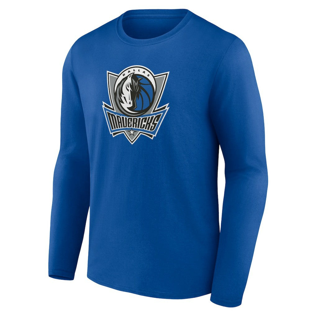 Dallas Mavericks Alternate Logo Long Sleeve T-Shirt Royal - NBA