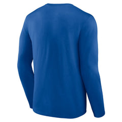 Dallas Mavericks Alternate Logo Long Sleeve T-Shirt Royal - NBA