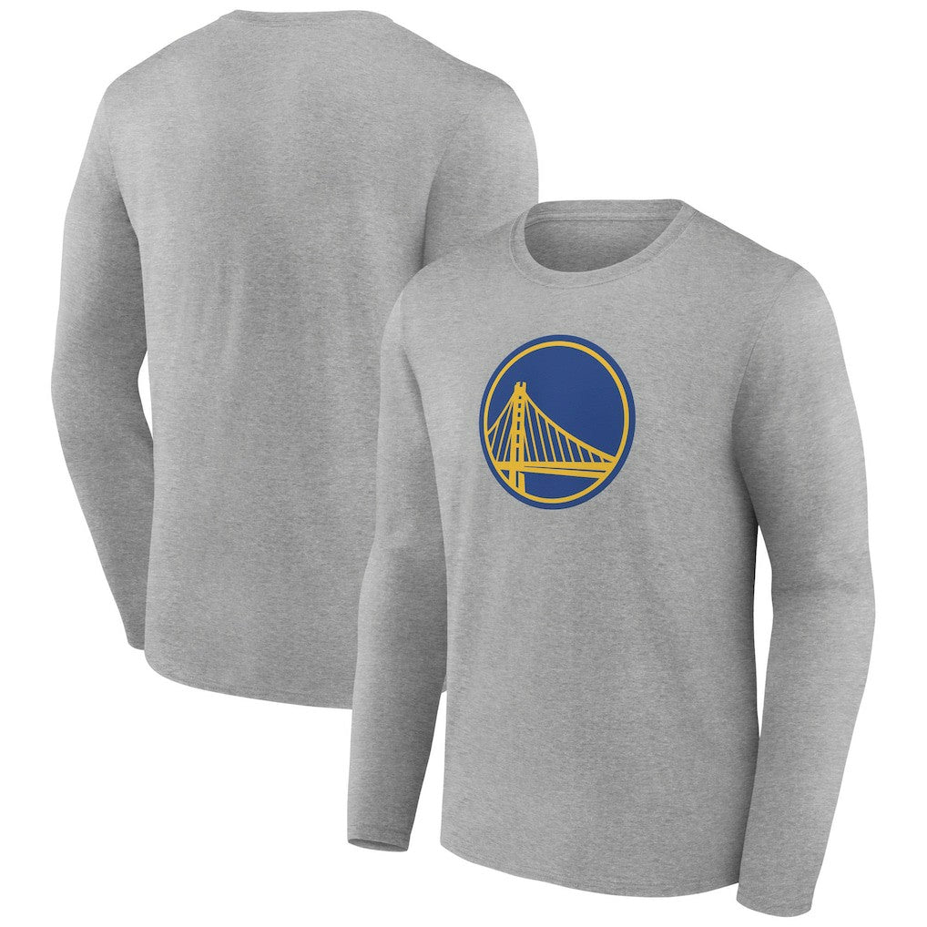 Golden State Warriors Alternate Logo Long Sleeve T-Shirt Gray - NBA