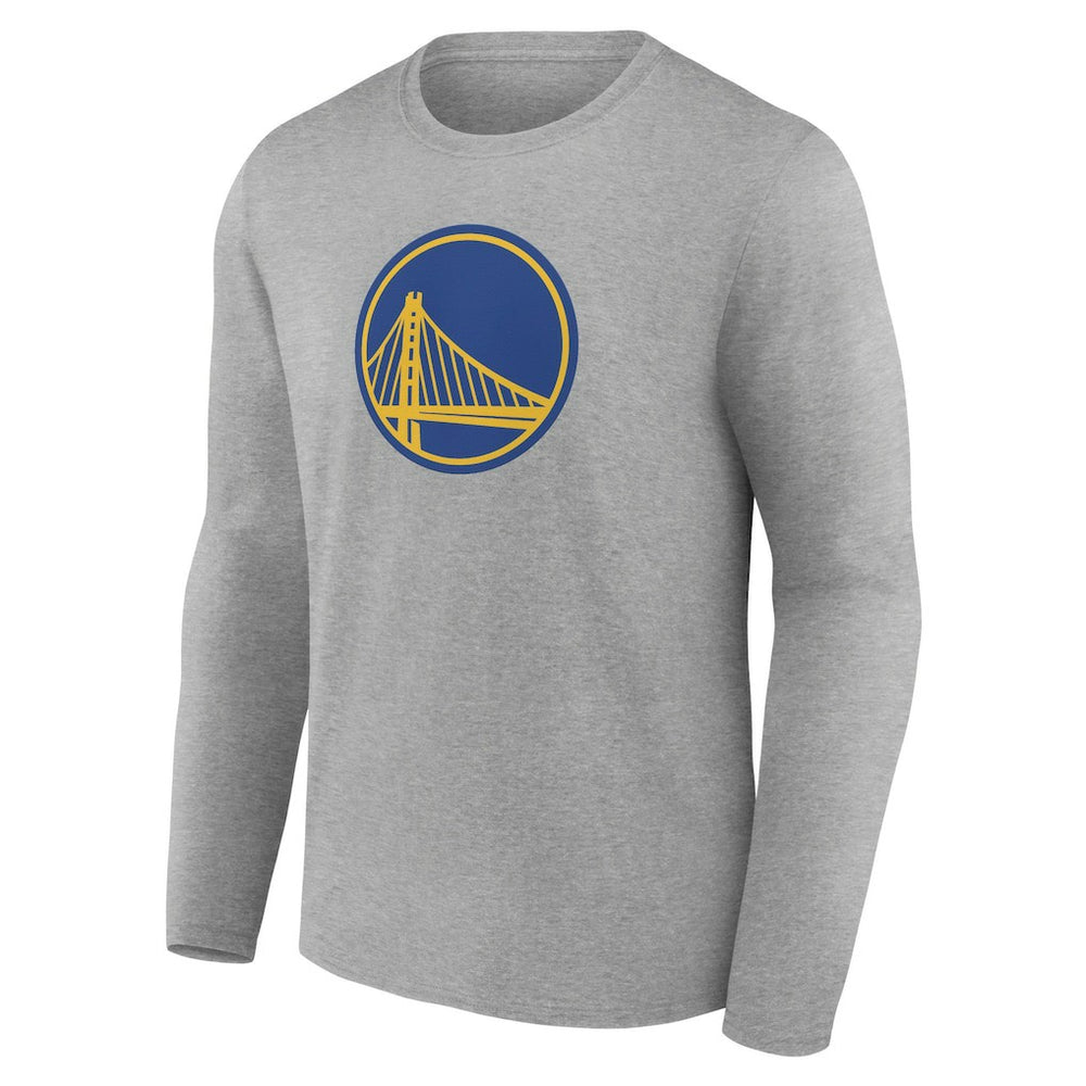 Golden State Warriors Alternate Logo Long Sleeve T-Shirt Gray - NBA