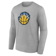 Memphis Grizzlies Alternate Logo Long Sleeve T-Shirt Gray - NBA