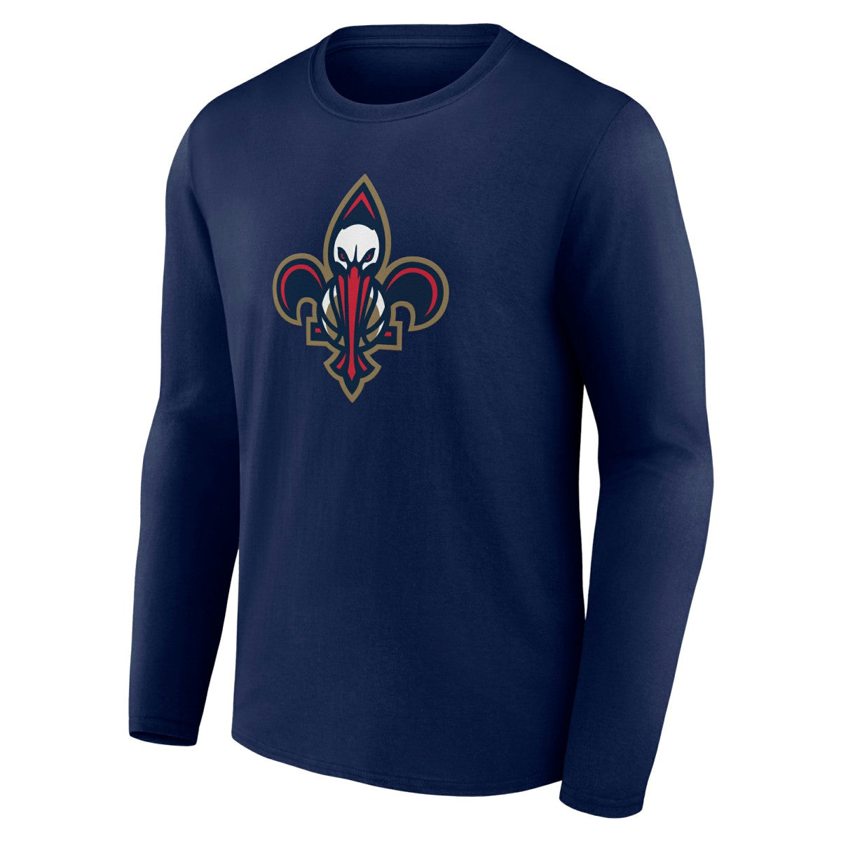 New Orleans Pelicans Alternate Logo Long Sleeve T-Shirt Navy - NBA