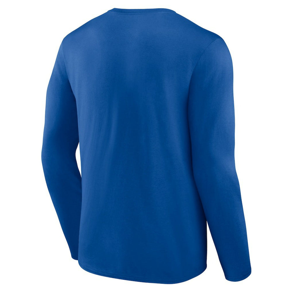 New York Knicks Alternate Logo Long Sleeve T-Shirt Royal - NBA
