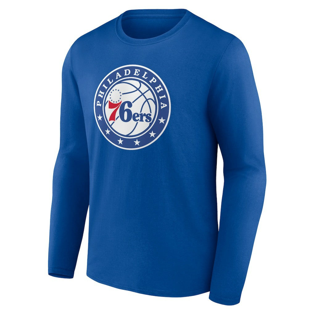 Philadelphia 76ers Alternate Logo Long Sleeve T-Shirt Royal - NBA