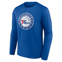 Philadelphia 76ers Alternate Logo Long Sleeve T-Shirt Royal - NBA