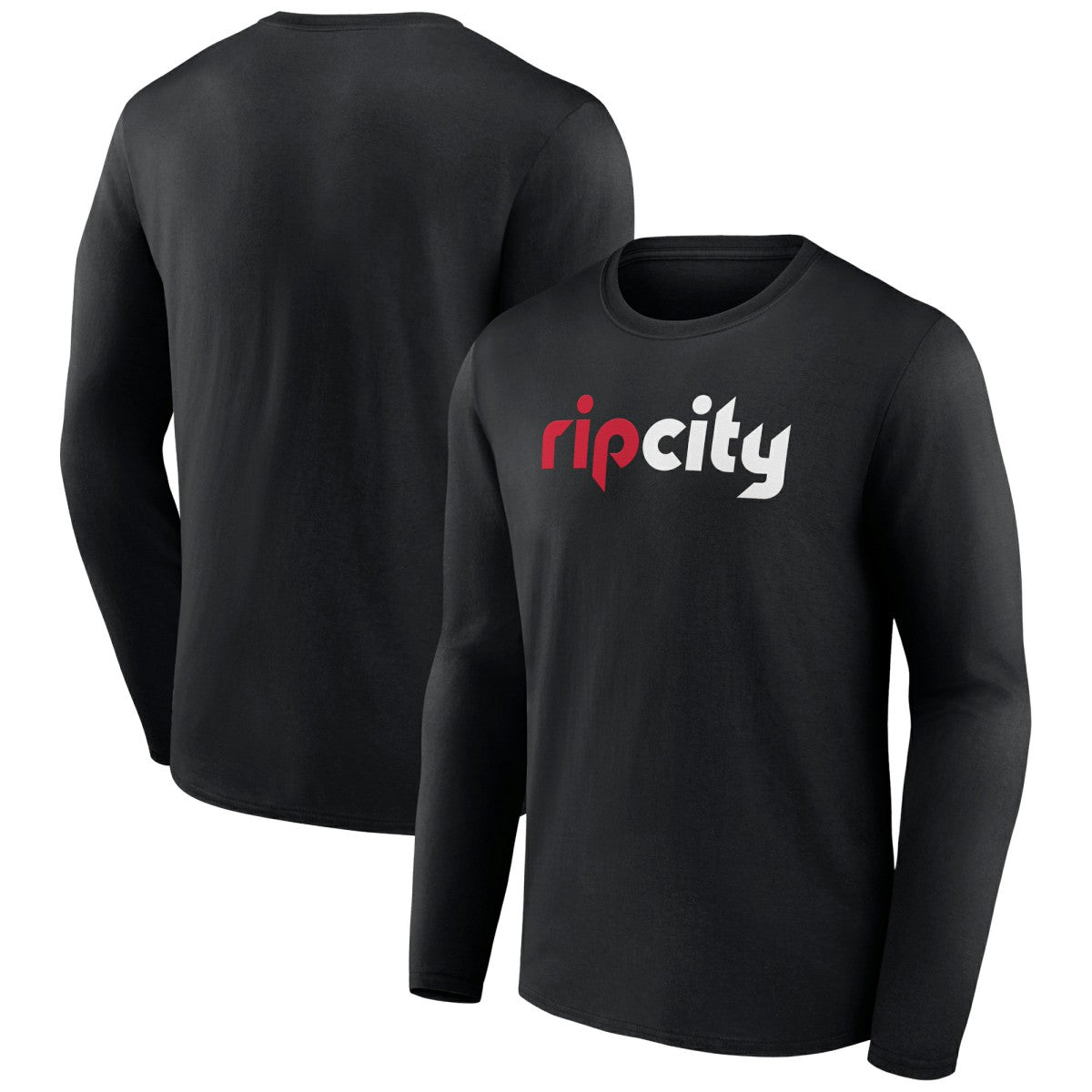 Portland Trail Blazers Alternate Logo Long Sleeve T-Shirt Black - NBA