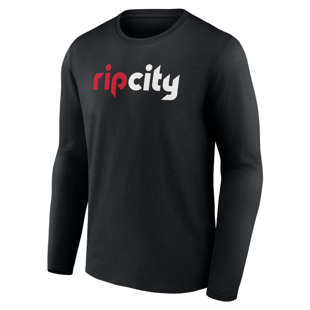 Portland Trail Blazers Alternate Logo Long Sleeve T-Shirt Black - NBA