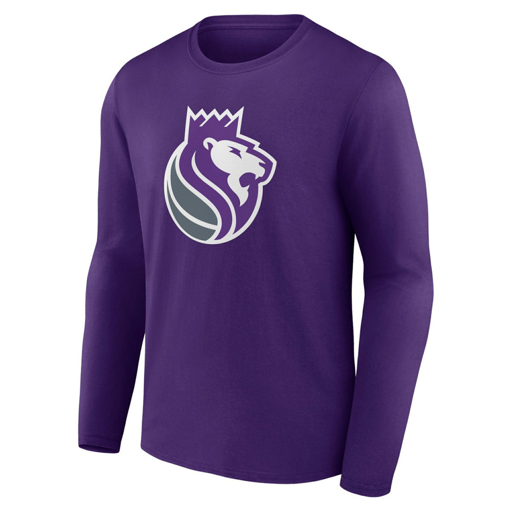 Sacramento Kings Alternate Logo Long Sleeve T-Shirt Purple - NBA