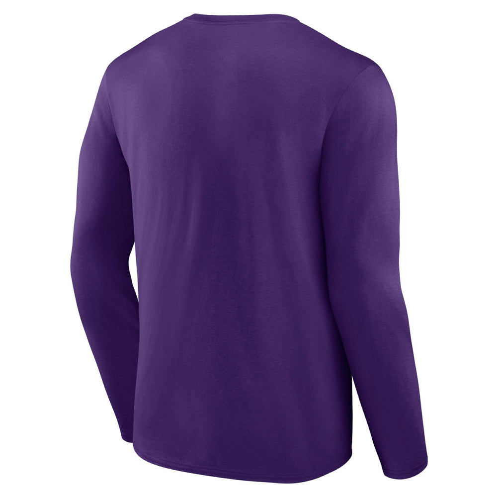 Sacramento Kings Alternate Logo Long Sleeve T-Shirt Purple - NBA