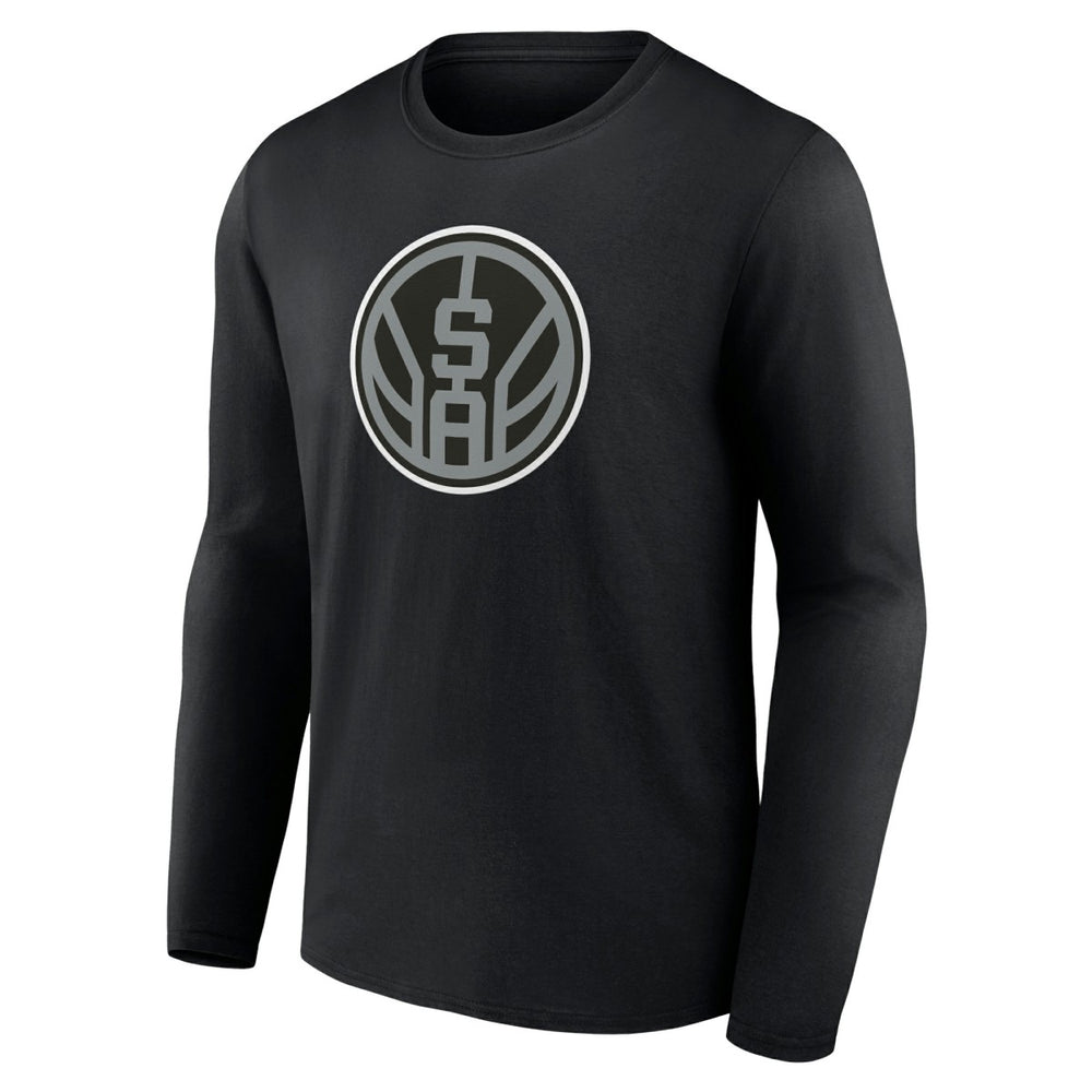 San Antonio Spurs Alternate Logo Long Sleeve T-Shirt Black - NBA