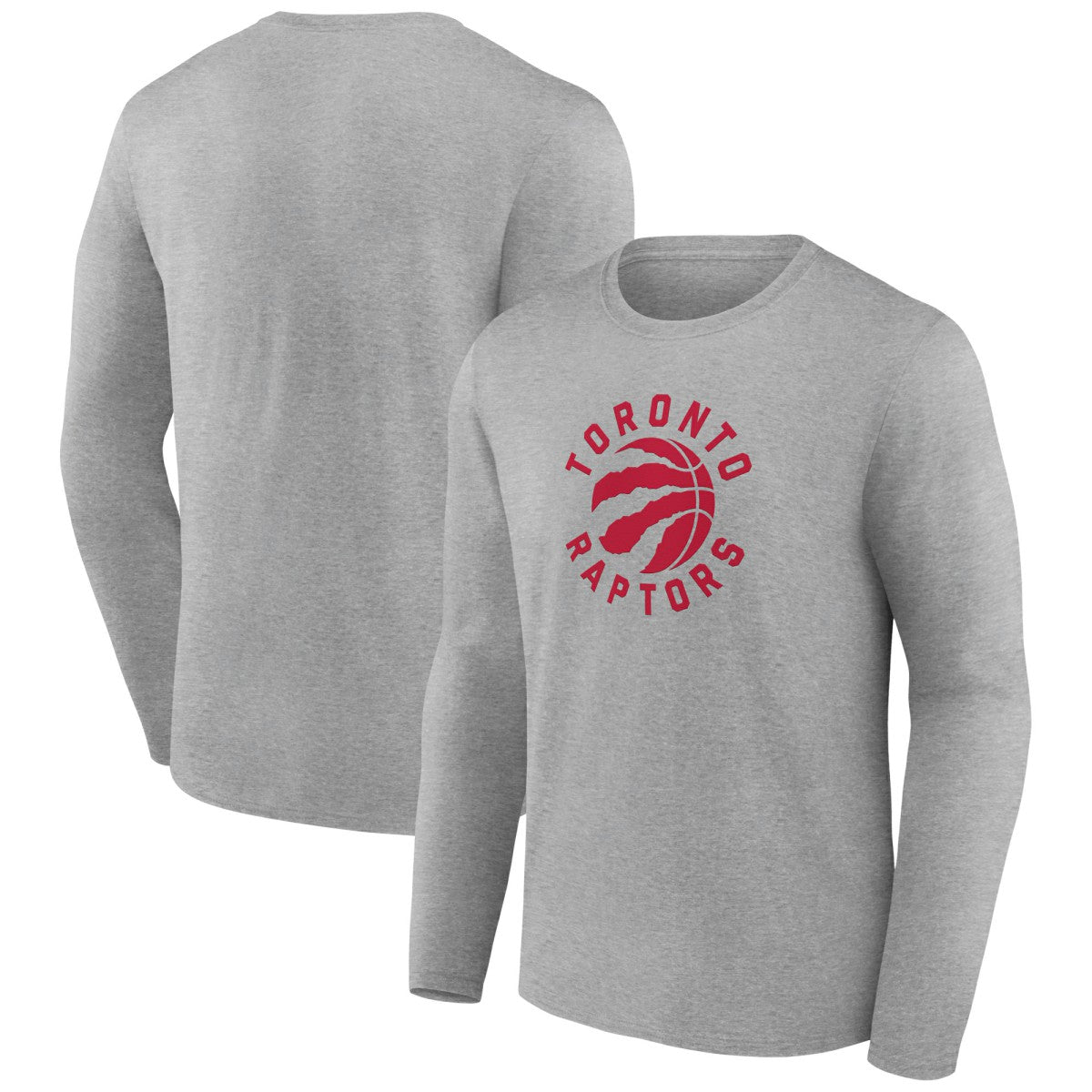 Toronto Raptors Alternate Logo Long Sleeve T-Shirt Gray - NBA