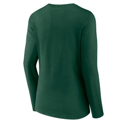 Milwaukee Bucks Women's Alternate Logo V-Neck Long Sleeve T-Shirt Green - NBA
