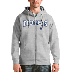 Los Angeles Dodgers Antigua Team Logo Victory Full-Zip Hoodie - MLB