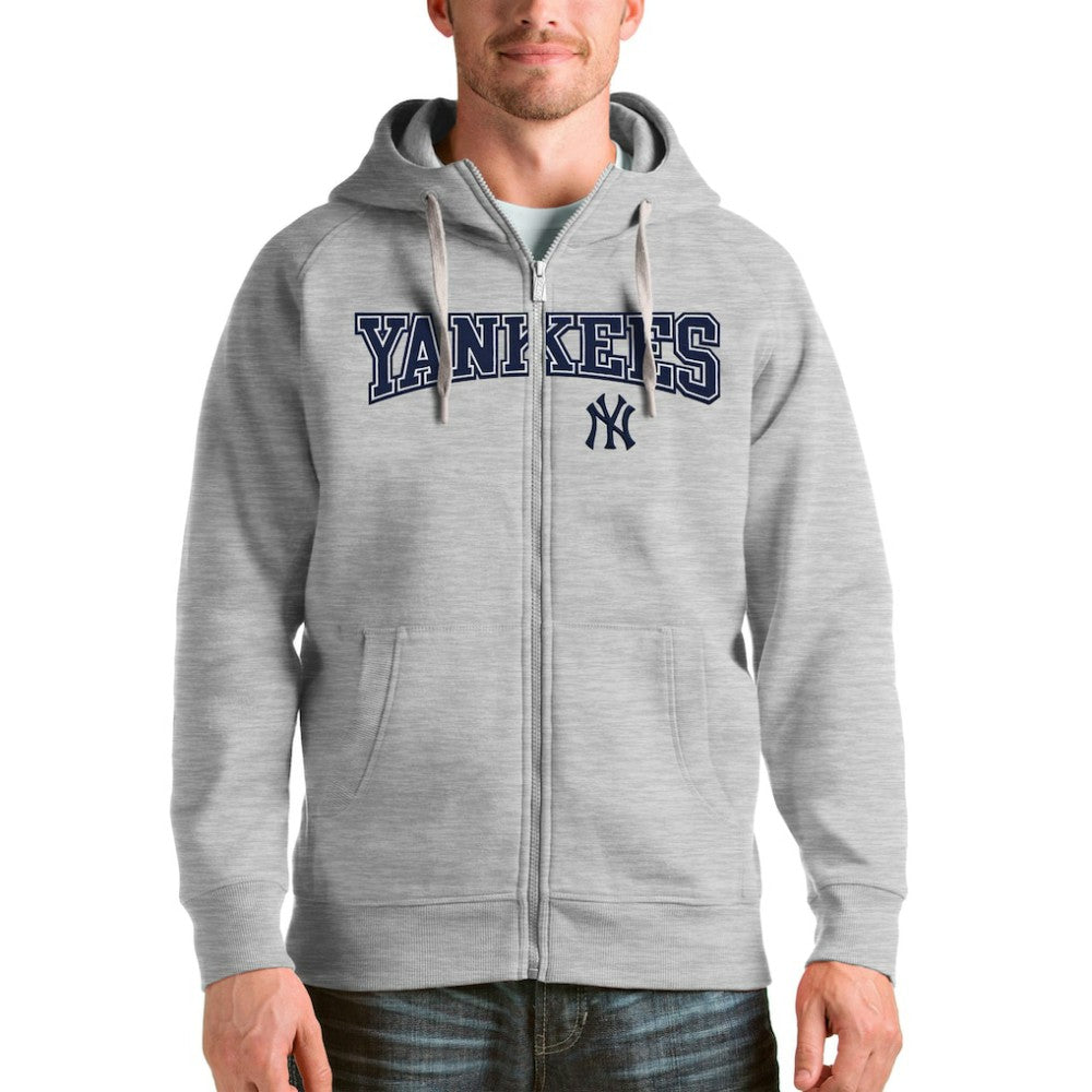 New York Yankees Antigua Team Logo Victory Full-Zip Hoodie - MLB