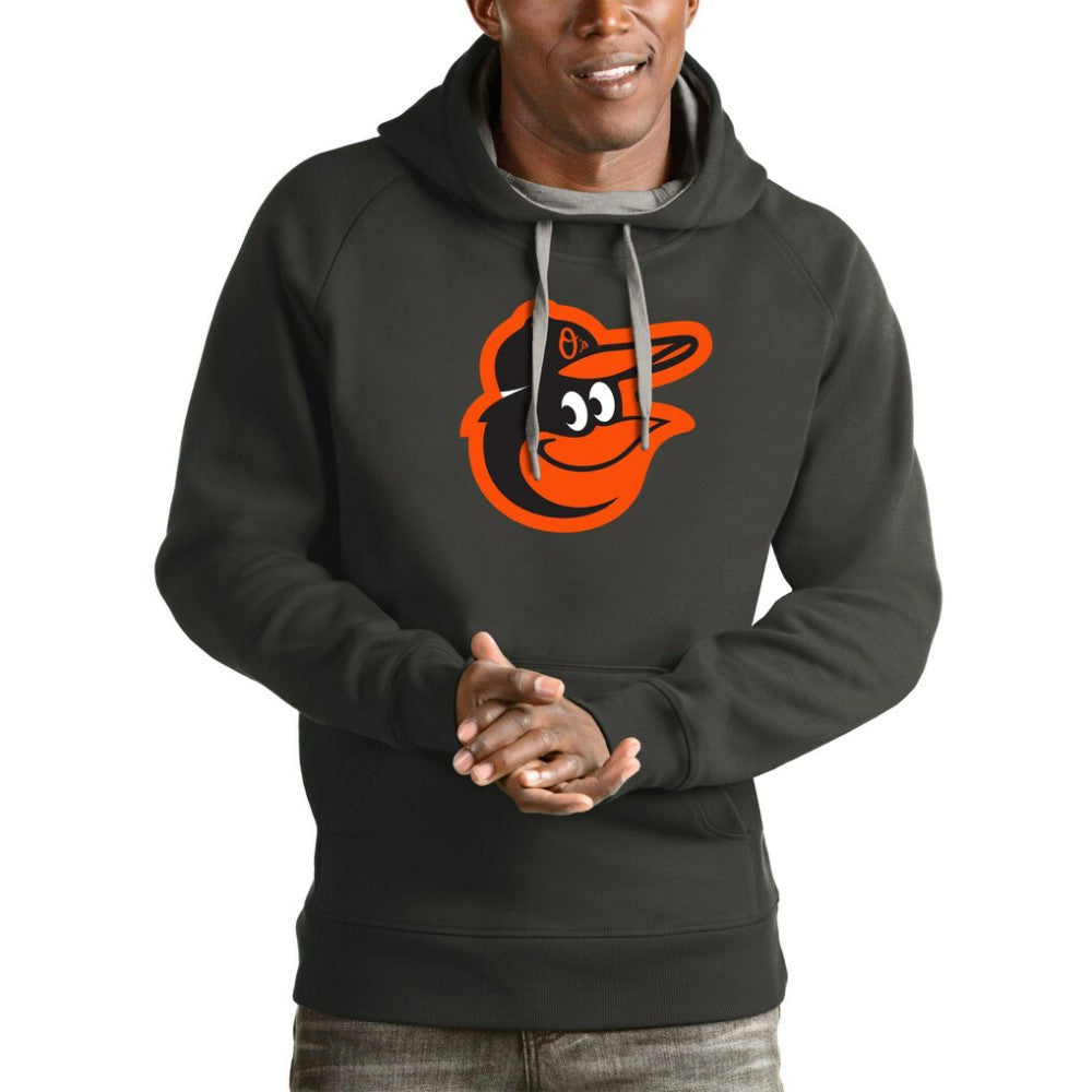 Baltimore Orioles Antigua Victory Pullover Team Logo Hoodie - MLB