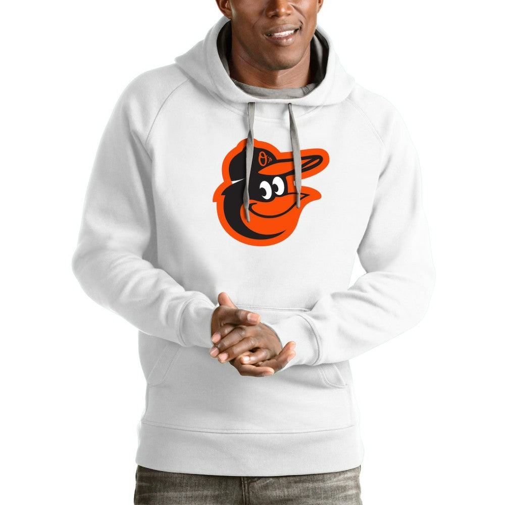 Baltimore Orioles Antigua Victory Pullover Team Logo Hoodie - MLB
