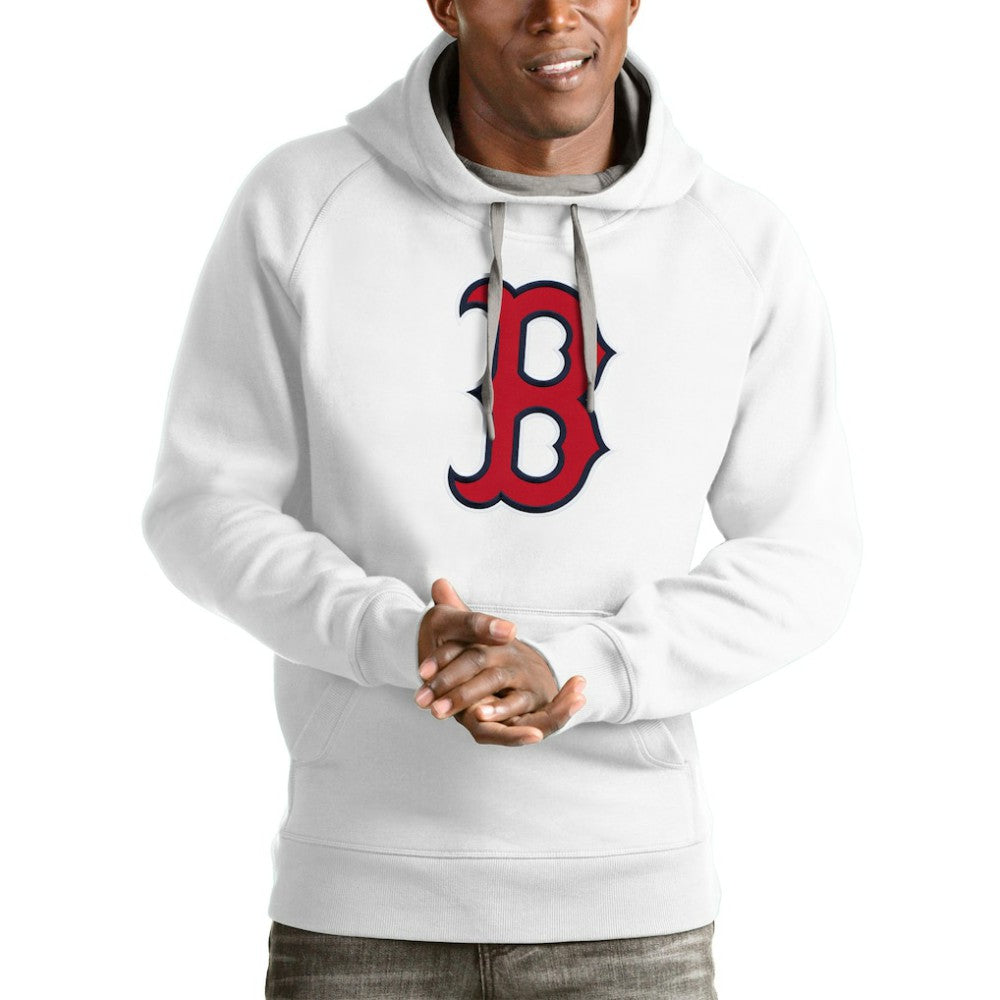 Boston Red Sox Antigua Victory Pullover Team Logo Hoodie - MLB