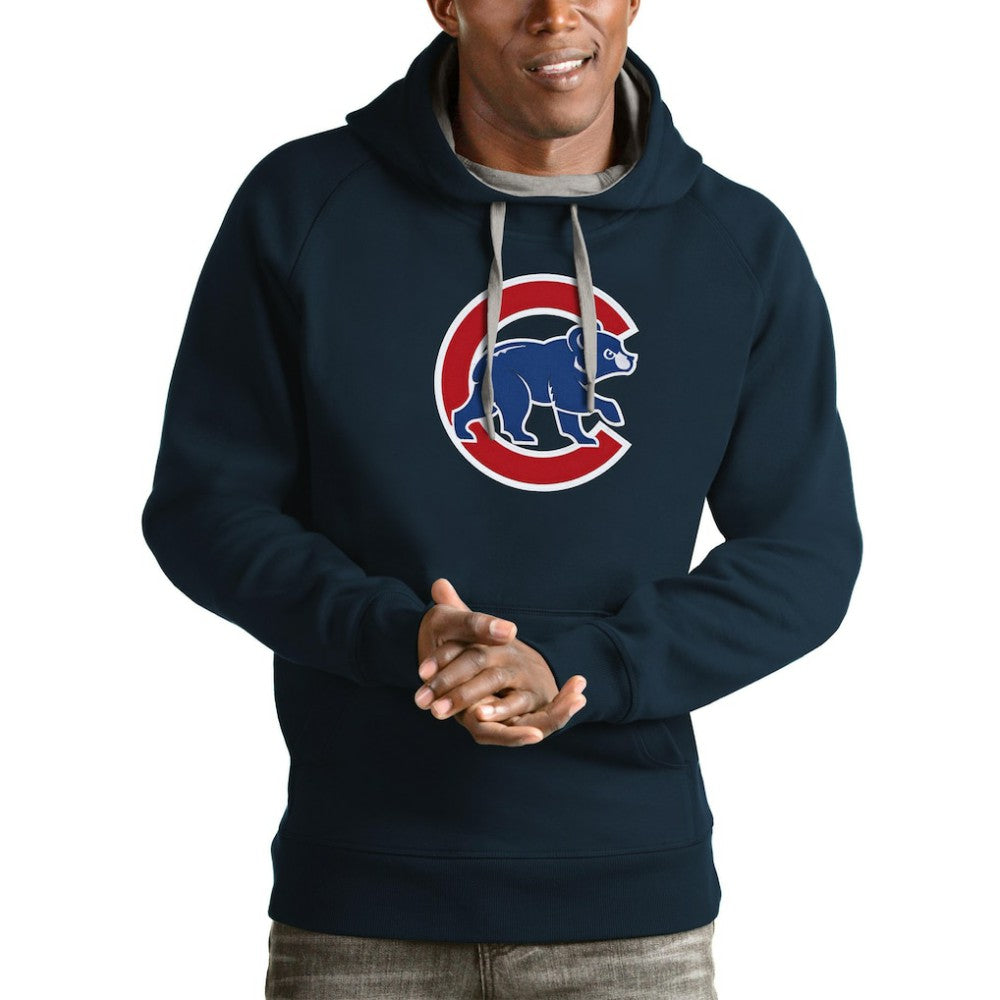 Chicago Cubs Antigua Victory Pullover Team Logo Hoodie - MLB