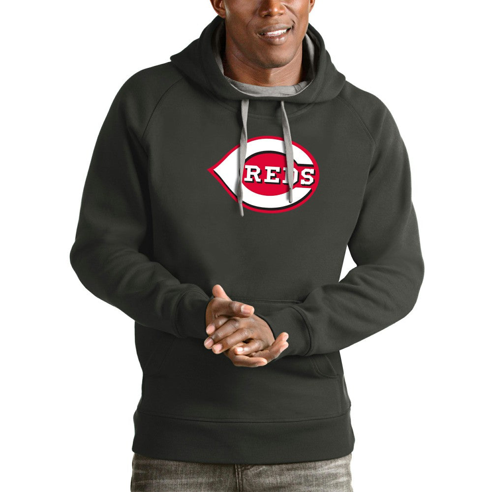 Cincinnati Reds Antigua Victory Pullover Team Logo Hoodie - MLB