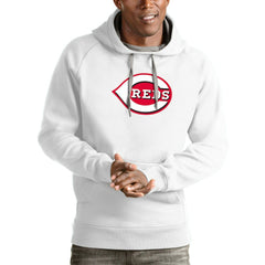 Cincinnati Reds Antigua Victory Pullover Team Logo Hoodie - MLB