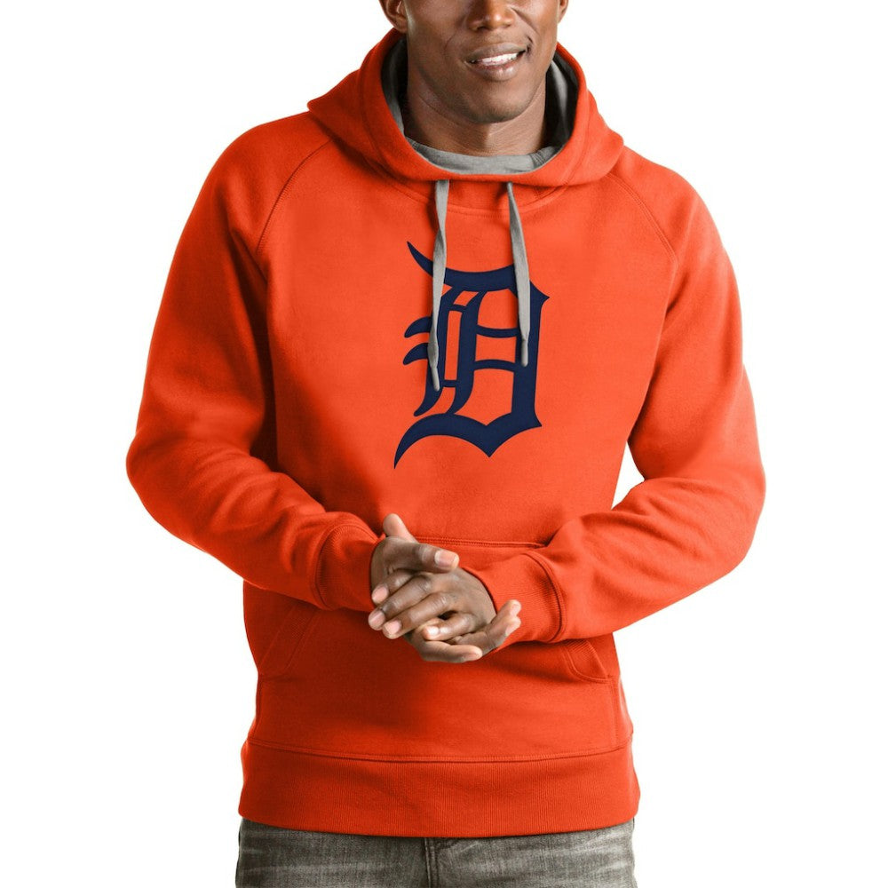 Detroit Tigers Antigua Victory Pullover Team Logo Hoodie - MLB
