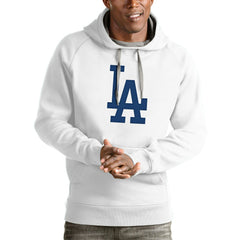 Los Angeles Dodgers Antigua Victory Pullover Team Logo Hoodie - MLB