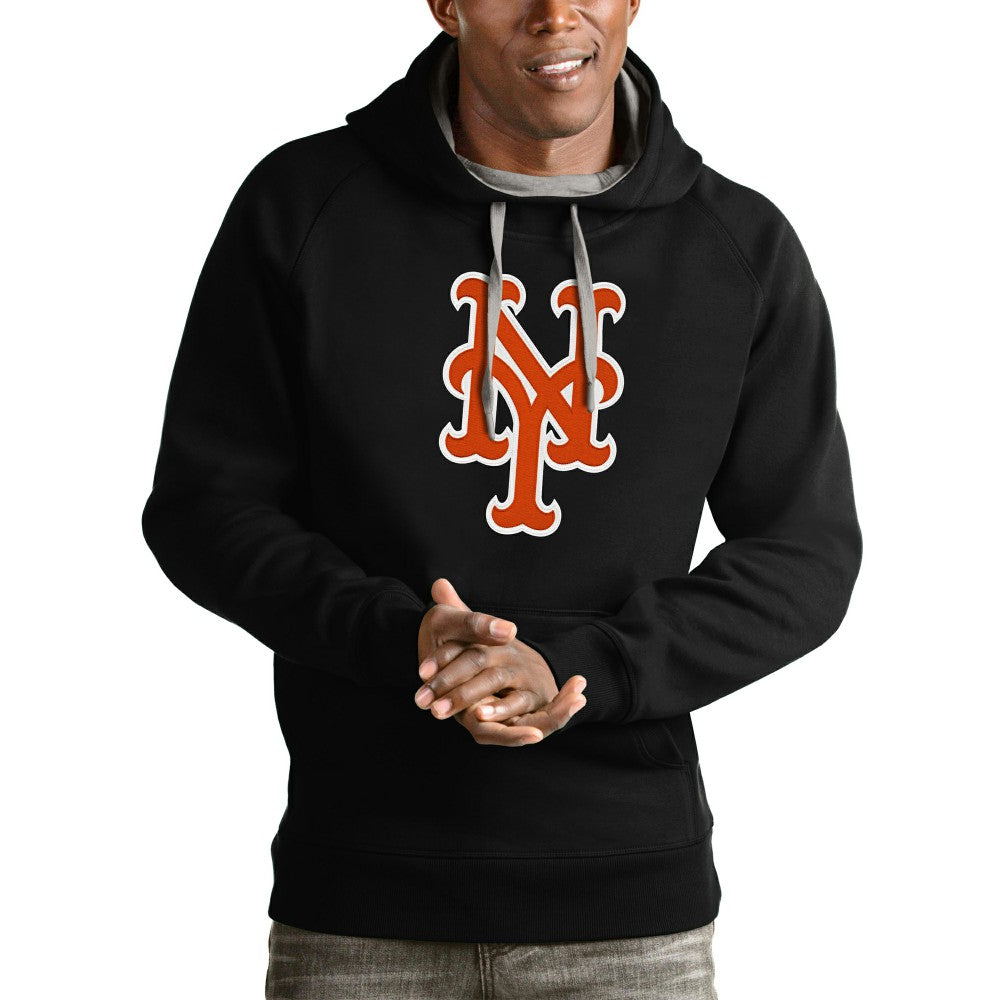 New York Mets Antigua Victory Pullover Team Logo Hoodie - MLB