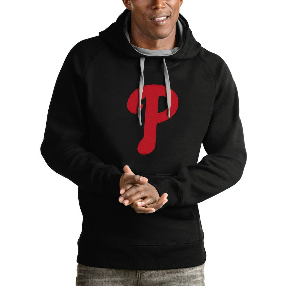 Philadelphia Phillies Antigua Victory Pullover Team Logo Hoodie - MLB