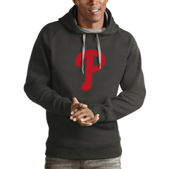 Philadelphia Phillies Antigua Victory Pullover Team Logo Hoodie - MLB