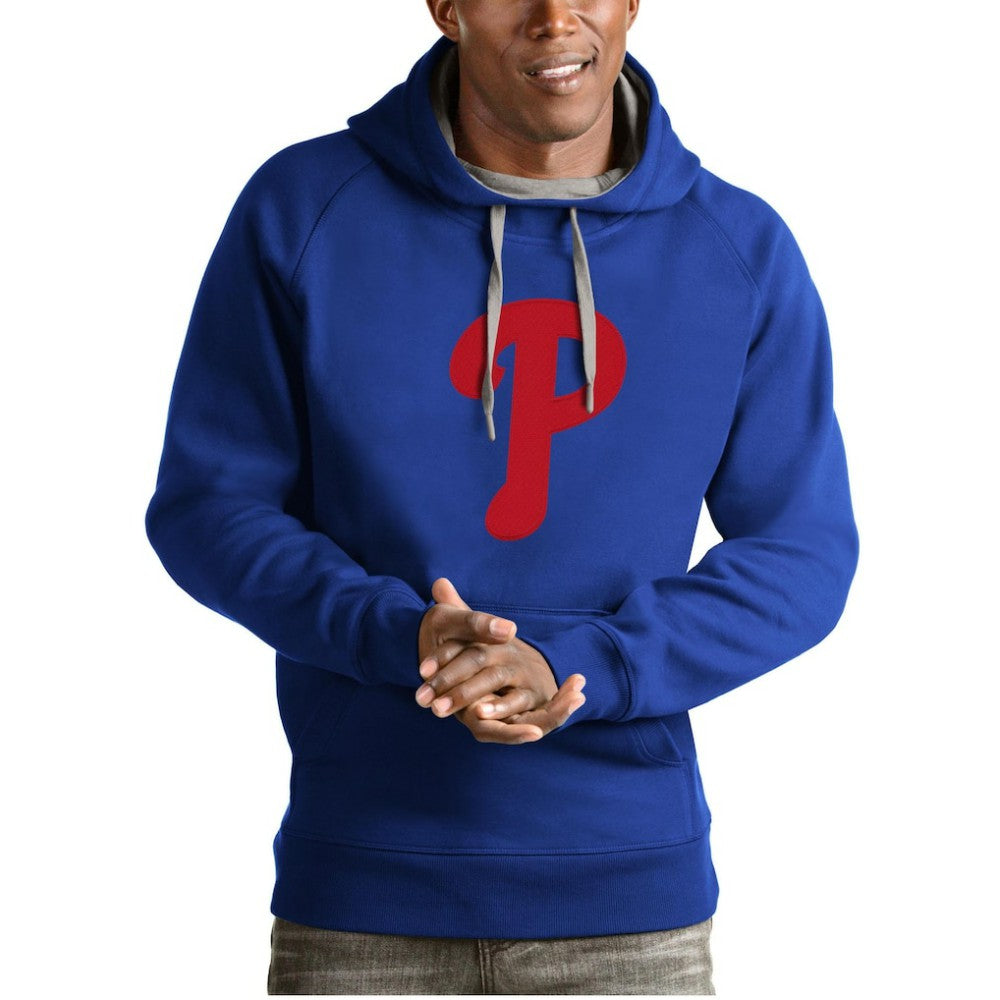 Philadelphia Phillies Antigua Victory Pullover Team Logo Hoodie - MLB