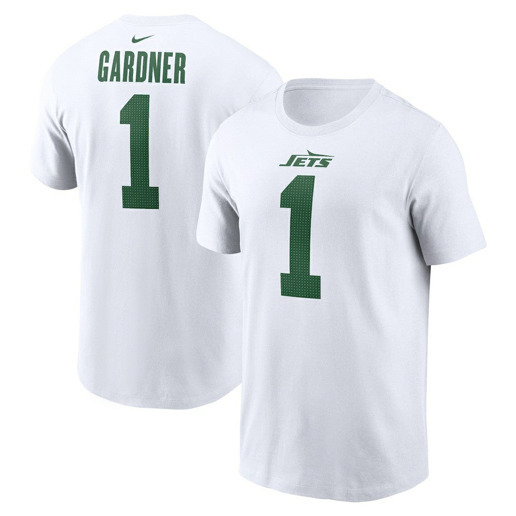 Ahmad Sauce Gardner New York Jets Legacy Player Name & Number T-Shirt White | Nike for Sale