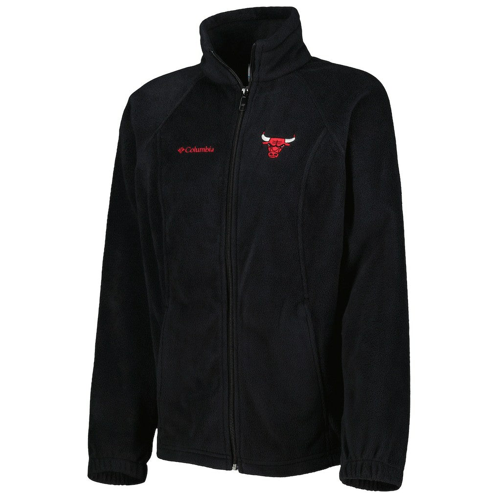Chicago Bulls Women's Benton Springs Raglan Full-Zip Jacket Black - NBA
