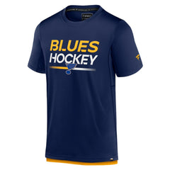 St. Louis Blues Fanatics Authentic Pro Tech T-Shirt - Navy - NHL