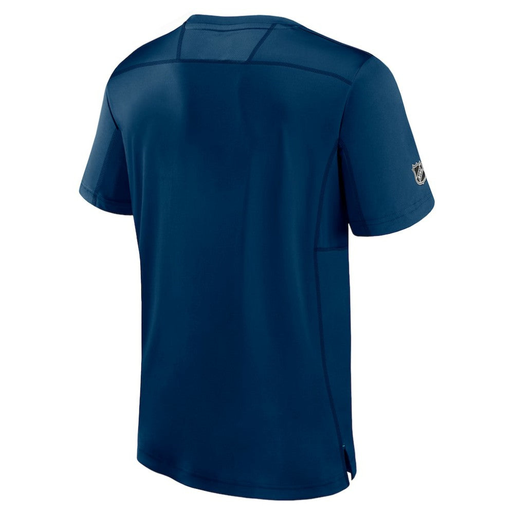 Seattle Kraken Fanatics Authentic Pro Tech T-Shirt - Deep Sea Blue - NHL