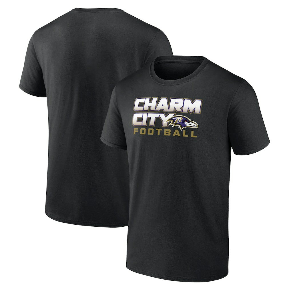 Baltimore Ravens Hometown Collection Sweep T-Shirt Black | NFL