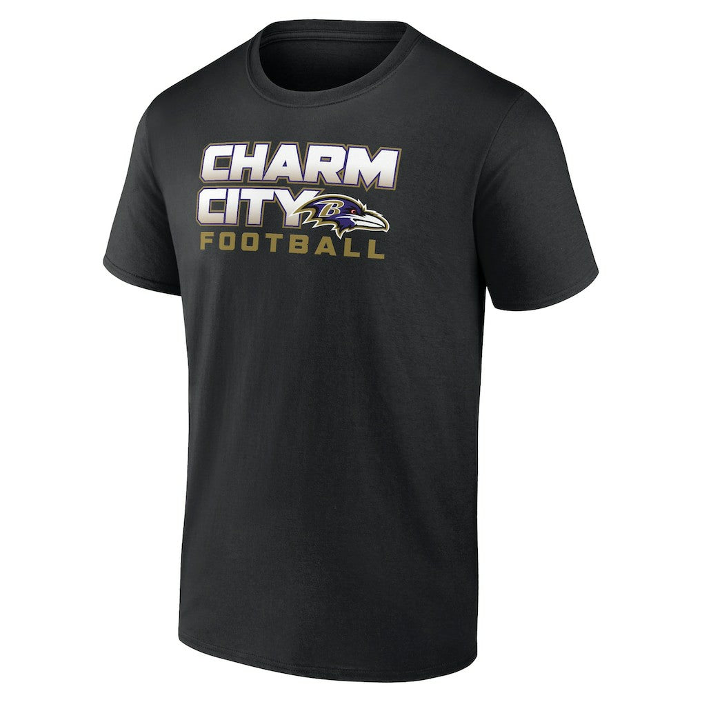 Baltimore Ravens Hometown Collection Sweep T-Shirt Black | NFL