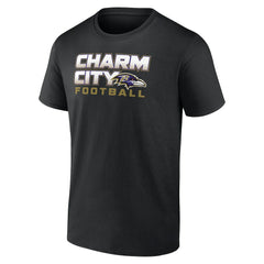 Baltimore Ravens Hometown Collection Sweep T-Shirt Black | NFL