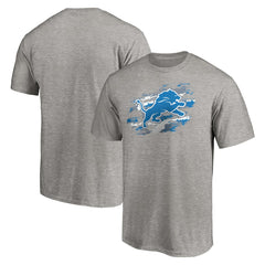 Detroit Lions True Color T-Shirt Heather Gray | NFL